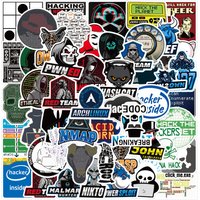 10/30/50PCS Cybersecurity Hackers Network Programmer Stickers Personalized Cool Graffiti Decoration Laptop Phone Case Stickers