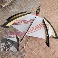Enjin Cosplay Umbrella Weapons Props Wig Anime GACHIAKUTA Halloween Party Clothing Accessories Wig Mask And Cosplay