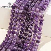 Natural Dark Purple Dream Amethysts Beads Loose Spacer 4 6 8 10 12mm Healing Stone For Jewelry Making Diy Bracelet Accessory