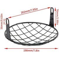 Universal for Cover Fit HeadLamp Mesh Grille Lampshade Metal Retro Motorcycle Headlight Protector