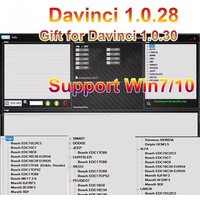 2026 Newest Davinci 1.0.28 PRO Software Support Win 7 Davinci 1.0.30 Work on KESS/KTAG