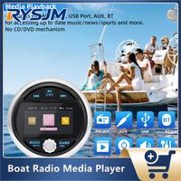 Boat Radio MP5 Marine Stereo Media Player MP5 Marine Radio Player Bluetooth-compatible FM AM For Boat Yacht ATV UTV SPA