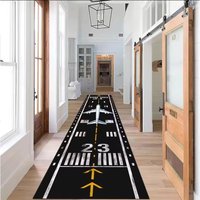 Exclusive Theme for Aviation Enthusiasts Anti Slip Easy To Clean and Durable Carpet Perfect for Home Kitchens or Vacation Homes