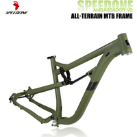 AliExpress SPEEDONE(运输工具) SPEEDONE Bicycle Soft Tail Frame 26/27.5/29inch Multi-Link Full Suspension Aluminum Alloy MTB Frames 148x12mm Boost Bicycle Part