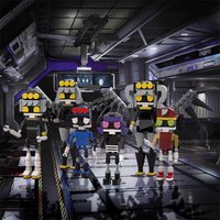 MOC Murder Drones V Figure Killer Building Blocks Set Anime Characters Game Series Bricks Toys For Children Birthday Xmas Gifts