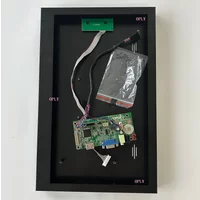 LVDS HDMI-compatible VGA 58C controller board with metal case back shell for LP133WX3 LTN133AT09 13.3"1280×800 LED LCD screen
