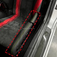 For Porsche Carbon Bucket Seat Side Waist Bolster Genuine Leather Protector Case For 718 GT4RS 911 GT2RS GT3 GT3RS 918
