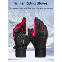 AliExpress INBIKE Thermal Cycling Gloves for Men Women Windproof Bike Gloves Touchscreen Bicycle Glove for Riding No-slip Bike Accessories