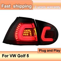 Car Accessories For VW Golf 5 Taillight 2003-2008 Golf 5 Rear Lights Golf MK5 Tail Light Turn Signal+DRL+Brake Light