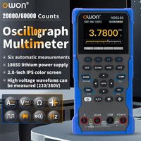 OWON HDS160 Oscilloscope Multimeter,4 1/2 Digit True RMS Multimeter,1MHz Digital Oscilloscope,AC DC Voltmeter Current Measure