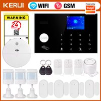 KERUI G30 Burglar Alarm for Home Security Protection with Temperature and Humidity Display WIFI GSM Alarm System Works with Tuya