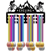 AliExpress Acrylic Bicycle Medal Storage Rack Personalized Name Award Rack Sport Medal Display Wall Decoration Multifunctional Medal Holder