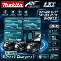 Original Makita 18V 6,0Ah Lithium-Ionen-Akku für DHP489 DGA404 DDF487 DTD173 DAS180 HR140D Kabelloses Elektrowerkzeug