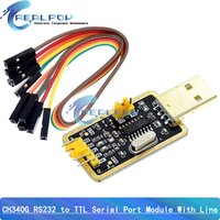 CH340 Module Instead of PL2303 CH340G RS232 to TTL Module Upgrade USB to Serial Port In Nine Brush Plate for arduino Diy Kit
