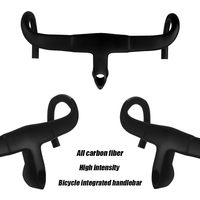 AliExpress PLATT-P Lightweight T800 Carbon Road Bike Handlebar for F12 F14 Series Internal Wiring Garmin Wahoo Mount Integrated Design