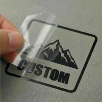 50PCS Stickers Logo Personalized Stickers Custom Transfer Sticker Wedding Labels 3D UV DTF Customized Brand Name Car DIY Bottle