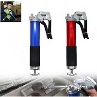 High-Pressure Pumping Grease Gun Greasing Injection 6000-7000 PSI with Flexible Hose Manual Grease Gun Injector Car Repair Tool