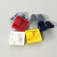 2444 10247 Modified 2 x 2 with Pin Hole Bricks Collections Bulk Modular GBC Toys For Technical MOC DIY Buildings Blocks Gifts