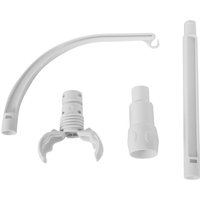 Rotating Baby Crib Rattle Toy Clip Bracket Infant Bed Stroller Bell Hanging Rack
