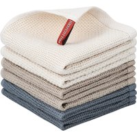 Pure Cotton Waffle Kitchen Towels Super Absorbent Dishcloth Soft Rags for kitchen Home Durable Quick Drying Cleaning Cloth