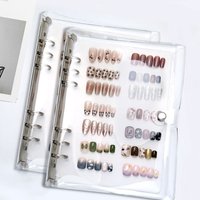 Nail Art Storage Exhibition Album Editor DIY Simple Nail Art Storage Tool Dustproof Large Capacity Nail Art Storage Organizer