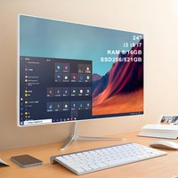 2025 Brand New All in One PC Computers AIO Desktop Computer Core I5 I7 I9 with LCD Display 256G 8g