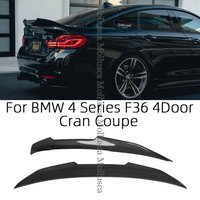 For BMW 4 Series F36 4Door Gran Coupe PSM Style Carbon fiber Rear Spoiler Trunk wing 2014-2019 430 435 440 FRP honeycomb Forged
