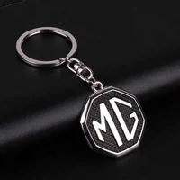 Luxury 3D Metal Emblem Keychain Key Ring For MG GT MG3 MG5 MG6 MG7 HS ZS ZX Accessories