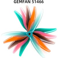 GEMFAN 51466 MCK V2 5-inch 3-Blade Racing Propeller Set (Forward/Reverse) Enhanced Strength and Impact Resistance 2CW 2CCW