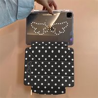 Polka Dots Black New Tablet Case For iPad Pro 11 12.9in 13 M4 M5 Case 9.7 10.2 5/6th 7/8/9 10 11th Mini 6 7 Air 3 4 5 6 7 Cover