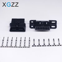 XG7161F-1.8-21/11 16 Pin OBD2 OBD-II Socket Automotive Diagnostic Interface OBDII OBD 2 Female Connector For VW GM Wuling