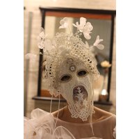New Designed White Lace Luxury Mask for Women Masquerade Accessories Party Fancy Dress Props Stage Dancer Carnaval Mask