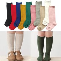 New Baby Stockings Spanish Boys And Girls Cotton Sock Long Soft Striped Children's Knee High Socks Kids School Uniform Socken