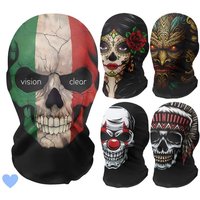 AliExpress NONE Skeleton Full Face Fashion Headwear Mask Motorcycle Perspective Net Balaclava Bike Outdoor Wearing Halloween, Christmas Mask