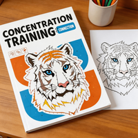 Connect The Dots To Form Pictures, Children's Connect-the-dots Book, Fun Activity Book, Fine Motor Skills Training, 48 Pages