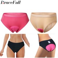 AliExpress NONE Women Cycling Underwear 3D Padded Shockproof Mountain MTB Bicycle Shorts Riding Bike Sport Underwear Tights Shorts