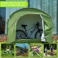 Outdoor Bike Shelter Tent Portable Personal Protection Canopy with Thickened Oxford Cloth for Travel Hiking And Cycling