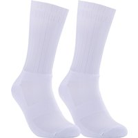 AliExpress NONE Professional Cycling & Running Socks, Anti-Slip Silicone Grip, Breathable Thin Mid-Calf Style, Unisex White, Summer-Ready