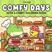 Comfy Days Coloring Book – Festive Stress-Relief Designs, Perfect Gift for Parties, Birthdays & New Year Holidays, Easter Day
