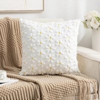 1pc flower-patterned pillowcase is detachable and washable, with no filling inside, suitable for multiple occasions