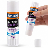 MIRAVEXL 3D Printer Glue Stick Strong Bed Adhesive Anti-Warping for PLA ABS PETG TPU Solid Print Glue