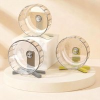 1Pcs Silent Hamster Running Wheel Easy To Disassemble Transparent Running Exercise Widened Plastic Pet Exercise Wheelโ.