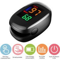 1pcs 2pcs Finger Clip Oximeter Home LED Oximeter Blood Oxygen Meter Portable Fingertip Pulse Oximeter Saturation SpO2 Monitor