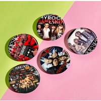 M-Maneskin Rock Band Tinplate Soft Button Pin Brooch Metal Badge Custom Jewelry Accessories Hat Bag Lapel