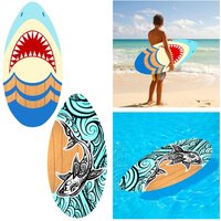 Skimboard Shallow Water 35 Inches Standing Beach Toys Small Surfboard Beach Sand Board for Beginners Children Adults Teens Kids