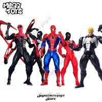 Wysyłka w 24 godziny Messtoys Spider-Man NOWY Venom Lethal Neighbor Spider-Man Symbiotyczny Czarny Kombinezon Figurka Akcji Anime Prezent Zabawki