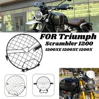 For Triumph Scrambler 1200 X XE XC 1200XE 2019-2025 Motorcycle Accessories Headlight Protector Headlight Grille Mesh Protector