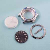 For Seamaster 300 41mm Watch Case Stainless Steel Watchcase Ceramic Bezel 31mm Dial fit NH35 NH36 Movement 10ATM Waterproof Case