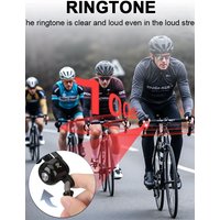 AliExpress NONE Rockbye Road Mountain Bike Bell Aluminum Alloy Shell Waterproof Lightweight Bicycle Bell Suitable For Bike Curved Handlebar