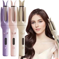 Negative Ions Automatic Hair Curler 28mm Electric Ceramic Curling Hair Stick Rotating Curl Waves Anti-Tangle Curling Iron Styler